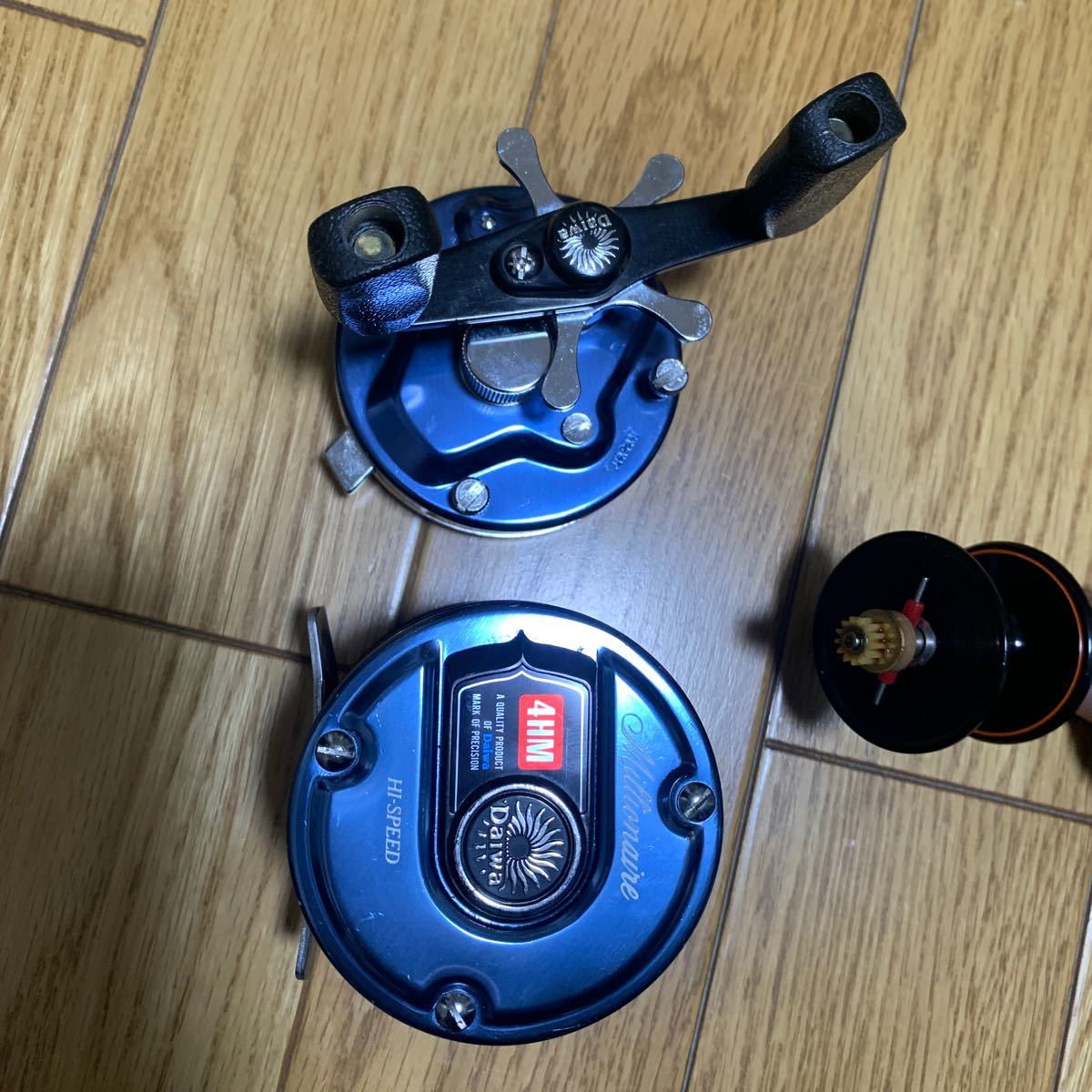 中古美品　機関良好　オールド　骨董　ヴィンテージ　ダイワ　Daiwa millionaire 4HM ミリオネア　ハイスピード　日本製　made in JAPAN_画像10