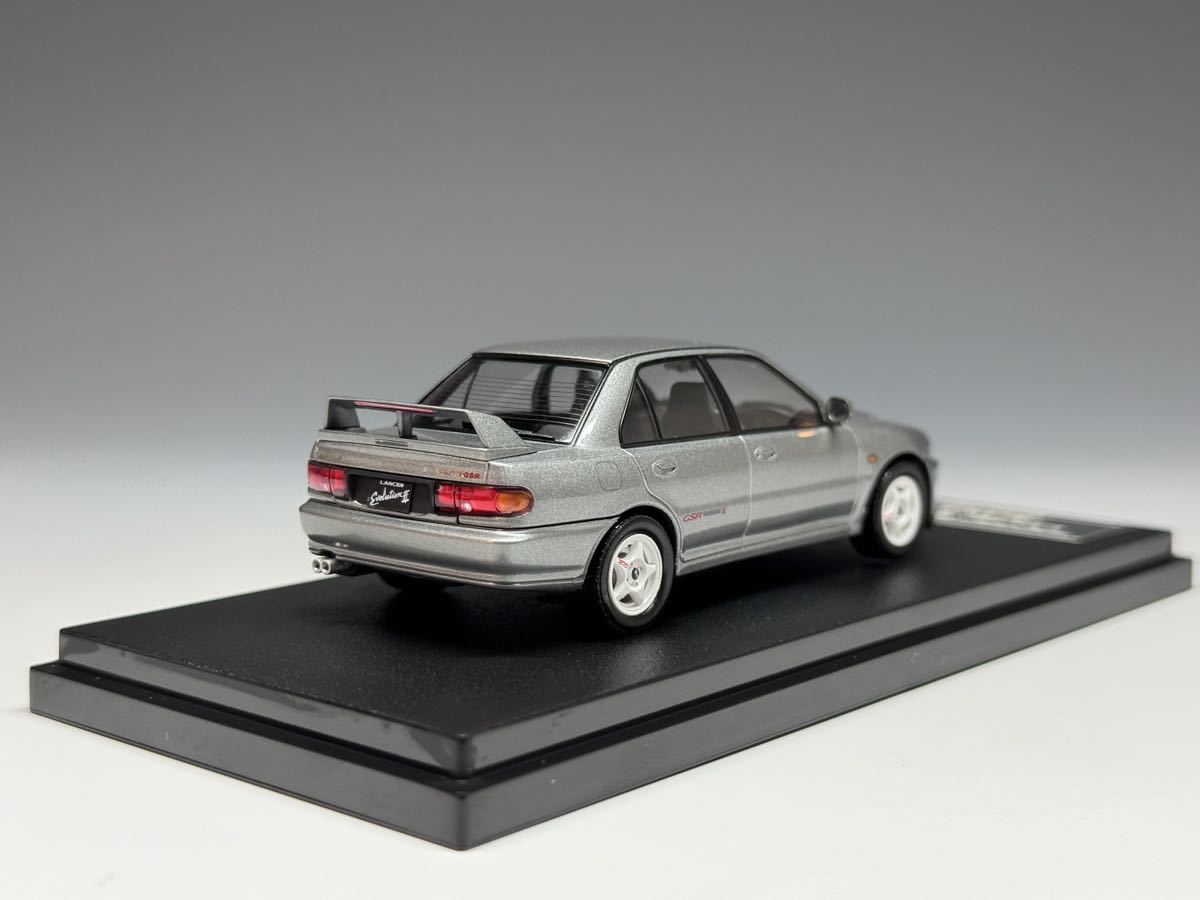 高級ブランド MIRAGE 三菱 グレイ ミニカー 1/43 ランサーエボリューションⅡ 乗用車