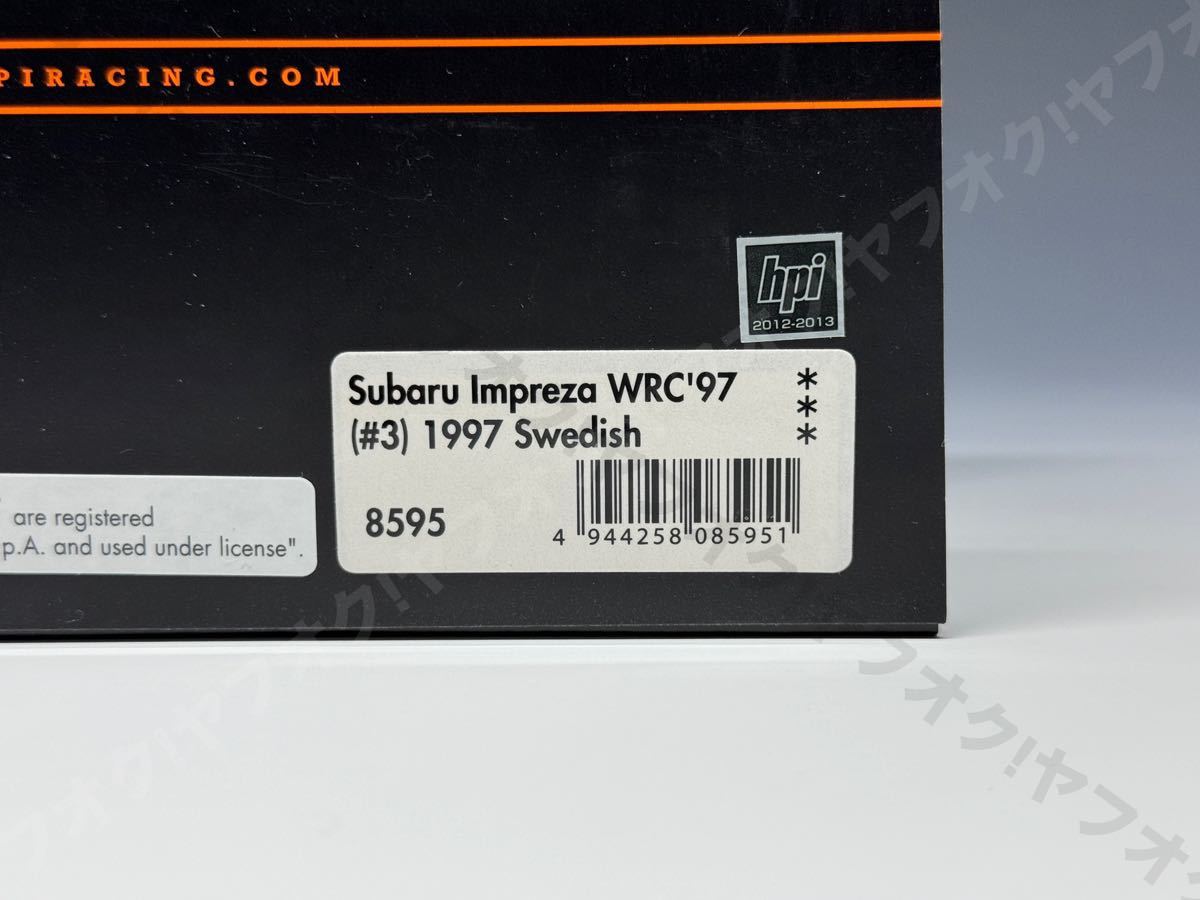込】hpi 1/43 スバル インプレッサ WRC 1997 No 3 スウェーデン 込】hpi 1/43 スバル インプレッサ WRC 1997 No 3 スウェーデン