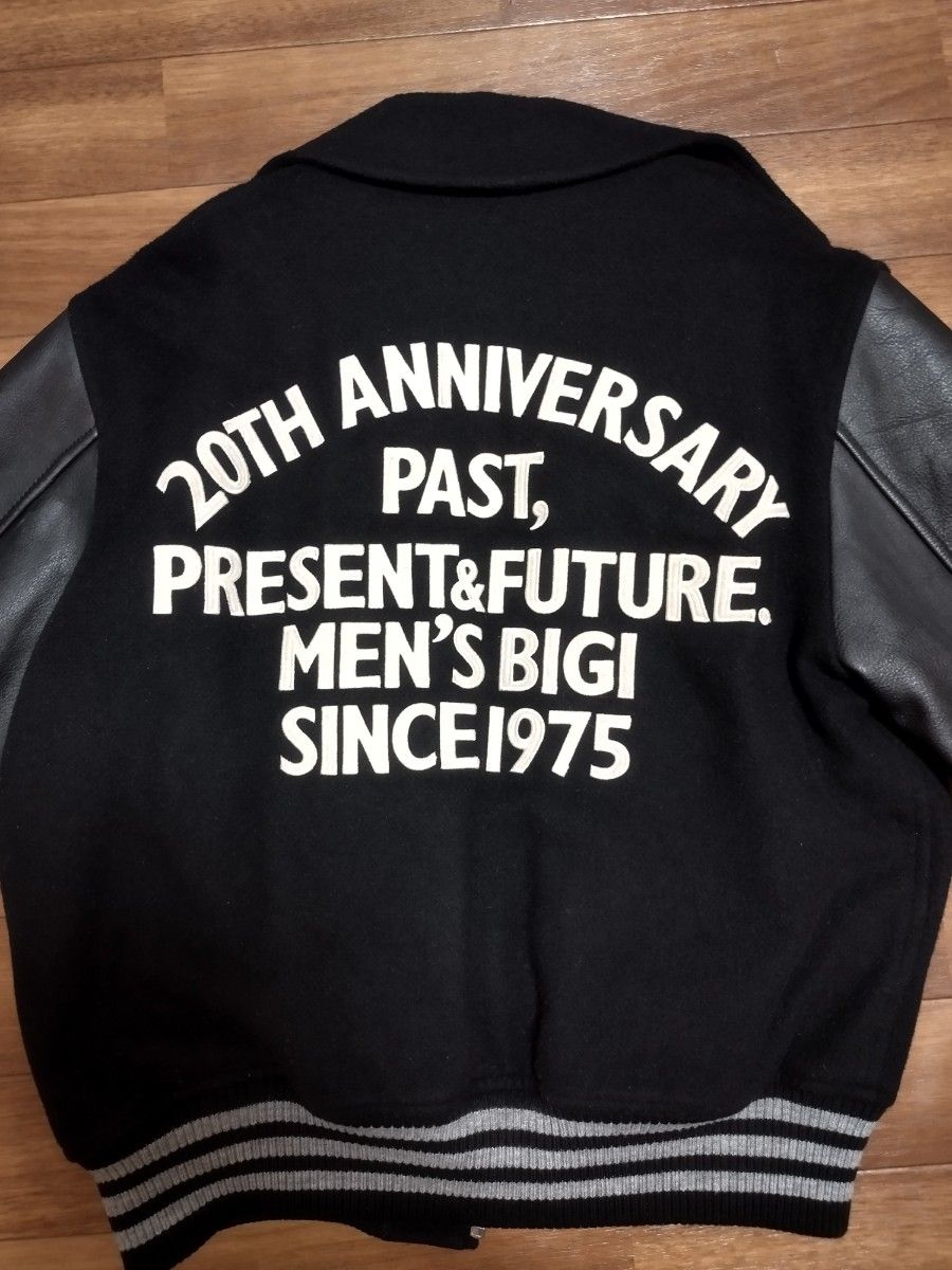 中古 MEN'S BIGI スタジャン メンズビギ ジャケット 黒系 襟付き 中古 MEN'S BIGI スタジャン メンズビギ ジャケット 黒系 襟付き
