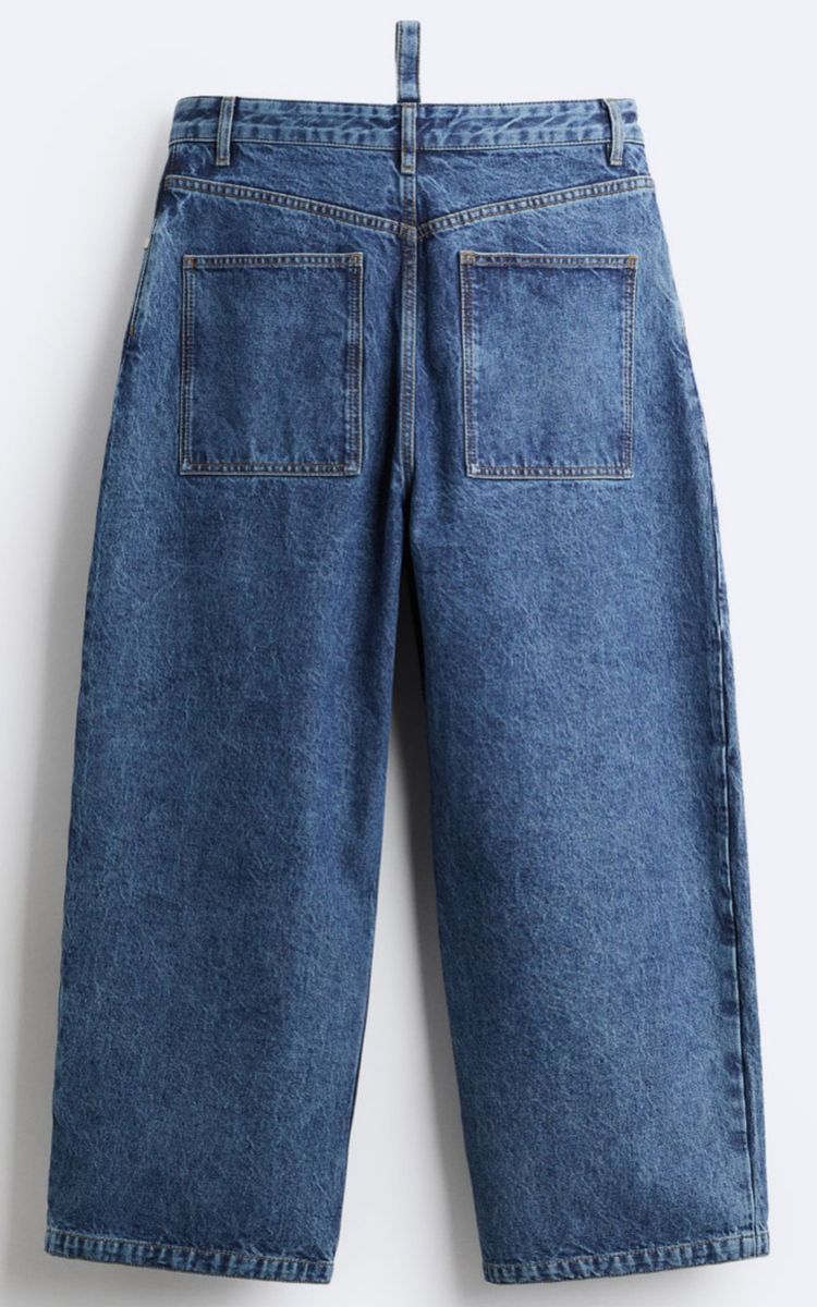 ZARA×STUDIO NICHOLSON ワイドレッグコットンデニムパンツ ZARA×STUDIO NICHOLSON ワイドレッグコットンデニムパンツ