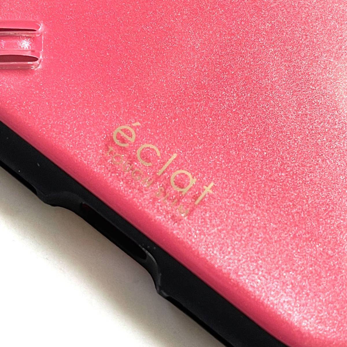 iPhone XS/X for hard case * tough / slim / glass style / perimeter air cushion *ELECOM* deep pink 