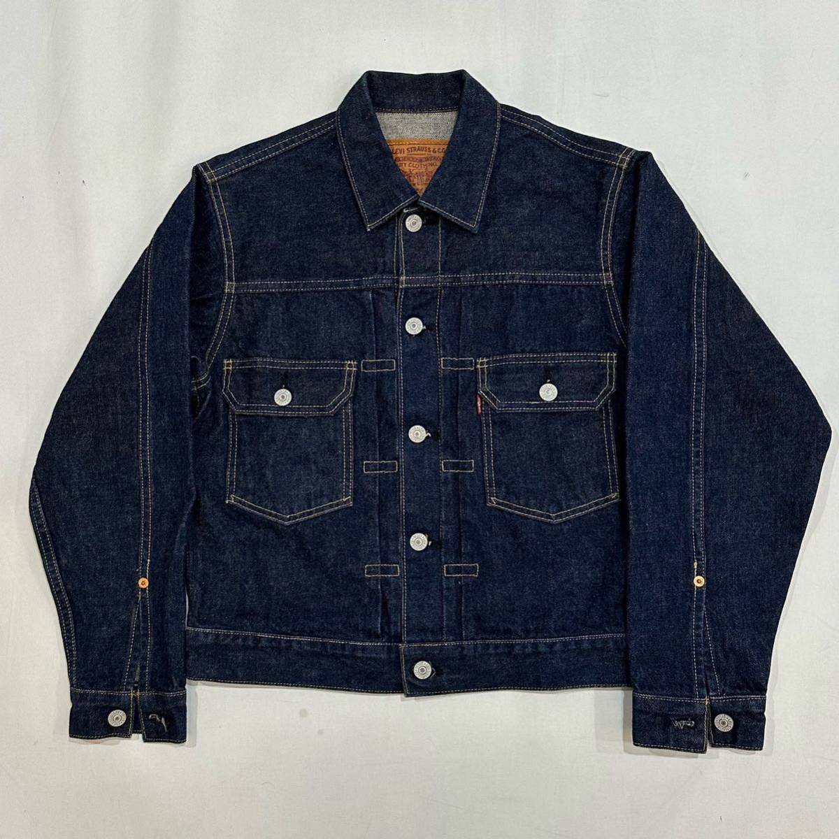 濃紺!!50s復刻 levis リーバイス 71507XX 507XX 2nd（36） レディースモデル Gジャン bigE Levi's ビンテージ デニム ジャケット アメカジ