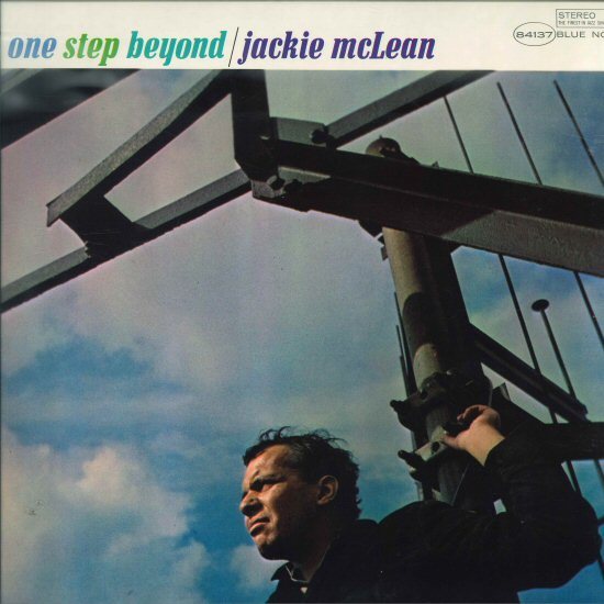 ★BLUE NOTE LP「ジャッキー・マクリーン JACKIE McLEAN ONE STEP BEYOND」UA 黒音符 ゲルダー印 VAN GELDER/BOBBYHUTCHERSON/TONYWILLIAMS_画像1