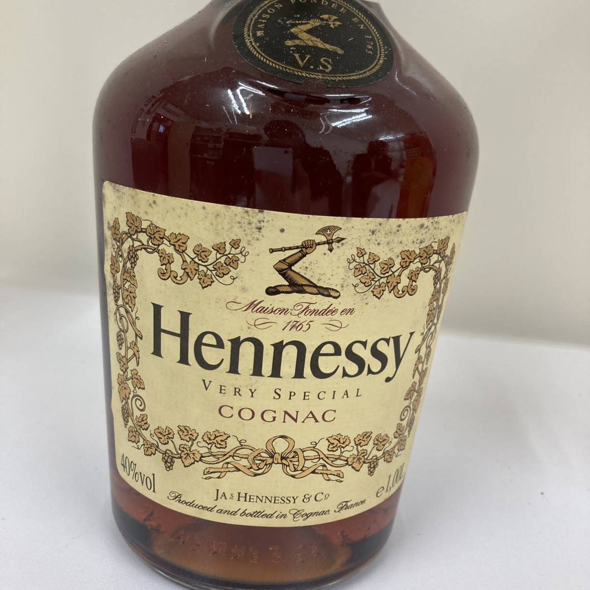 1106 ヘネシー Hennessy VERY SPECIAL COGNAC ベリースペシャル VS 40% 1000ml 1L 未開封_画像3
