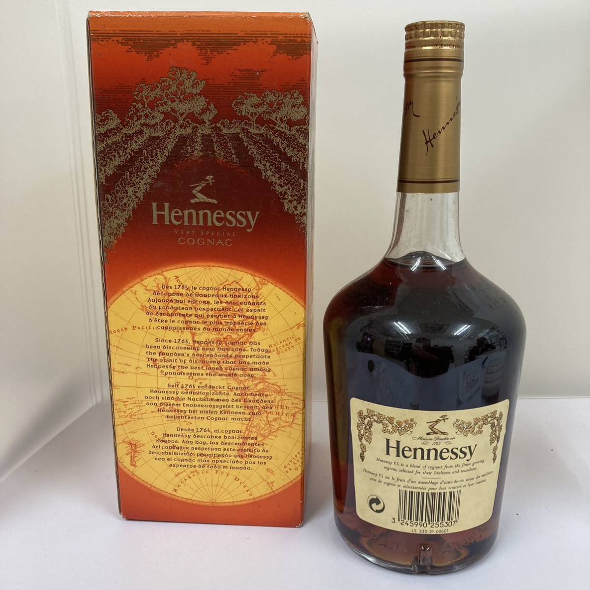 1106 ヘネシー Hennessy VERY SPECIAL COGNAC ベリースペシャル VS 40% 1000ml 1L 未開封_画像2