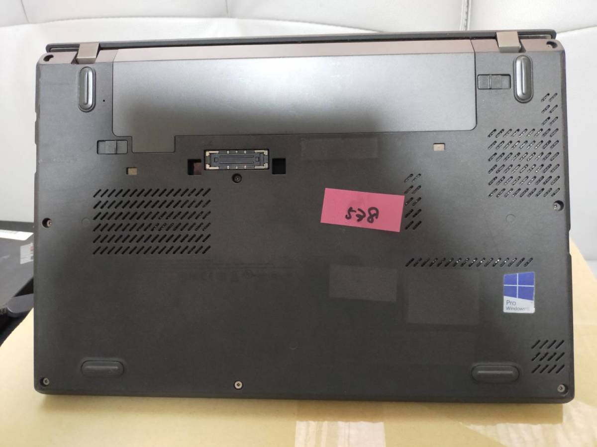 送料無料　NO.538　ジャンク扱い　　Lenovo ThinkPad X240 Core i5-4210U　@ 1.7GHz /ＲＯＭ8G//12incW_画像7