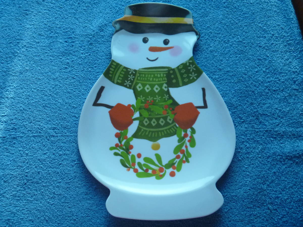 CHRISTMAS SNOW MAN TRAY 新品 29_画像1