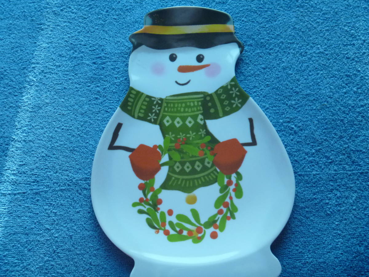 CHRISTMAS SNOW MAN TRAY 新品 29_画像3