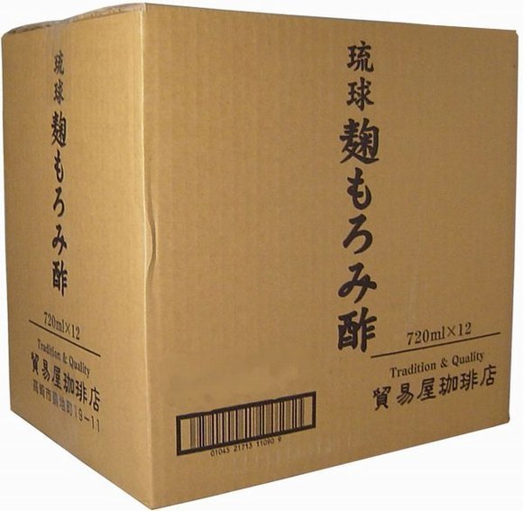 12本　琉球 麹もろみ酢 720mL　沖縄の発酵クエン酸、アミノ酸飲料です。18種類のアミノ酸などが豊富に含まれてます。健康維持に・・。_720ml×12本　