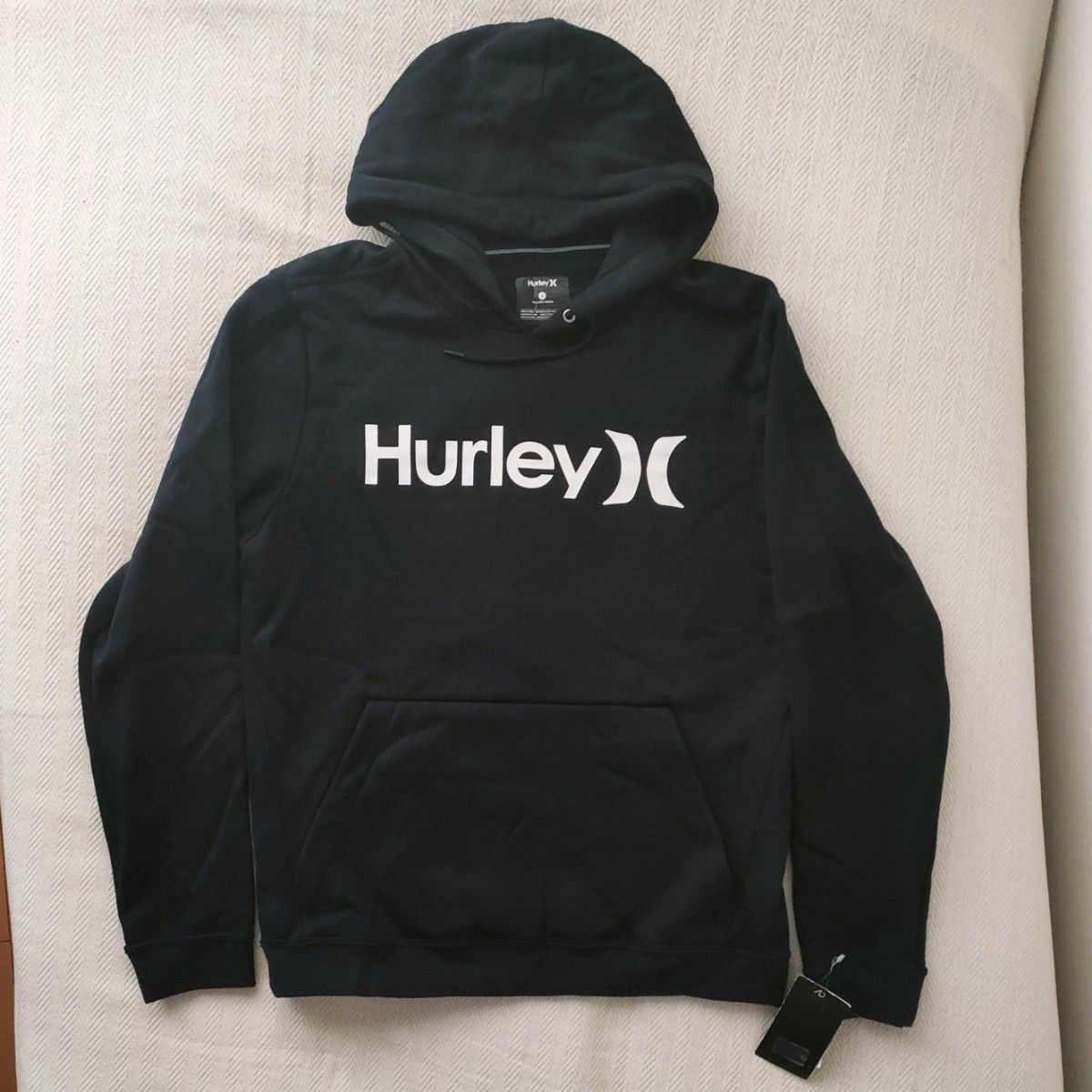 【新品未使用】Hurley ハーレー　プルオーバー フーディー スウェットパーカー Ｓ（USサイズのため日本M）ブラック　レア