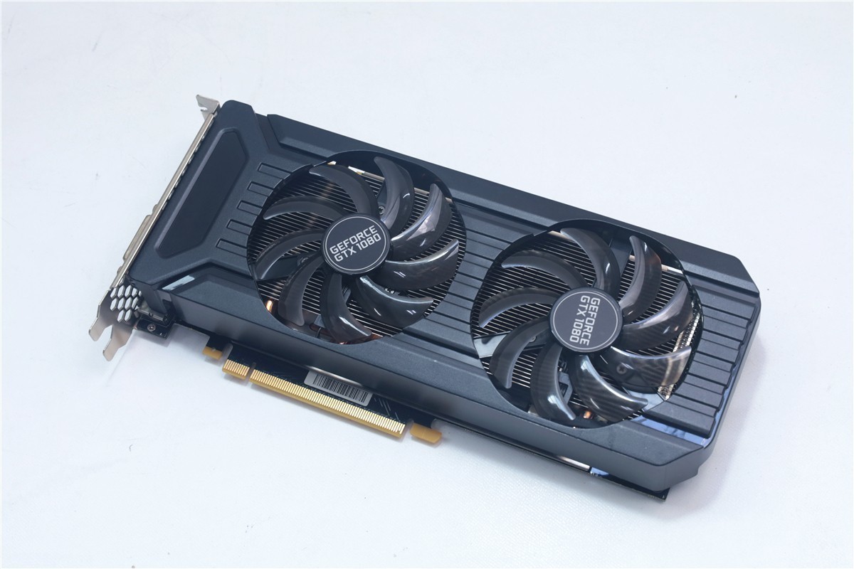 ゲーミンググ ラフィックカード GTX1080 8GB 中古良い Palit GeForce GTX 1080 Dual(NEB1080015P2-1045D) GTX1080/8GB(GDDR5X)/PCI-E F_画像1