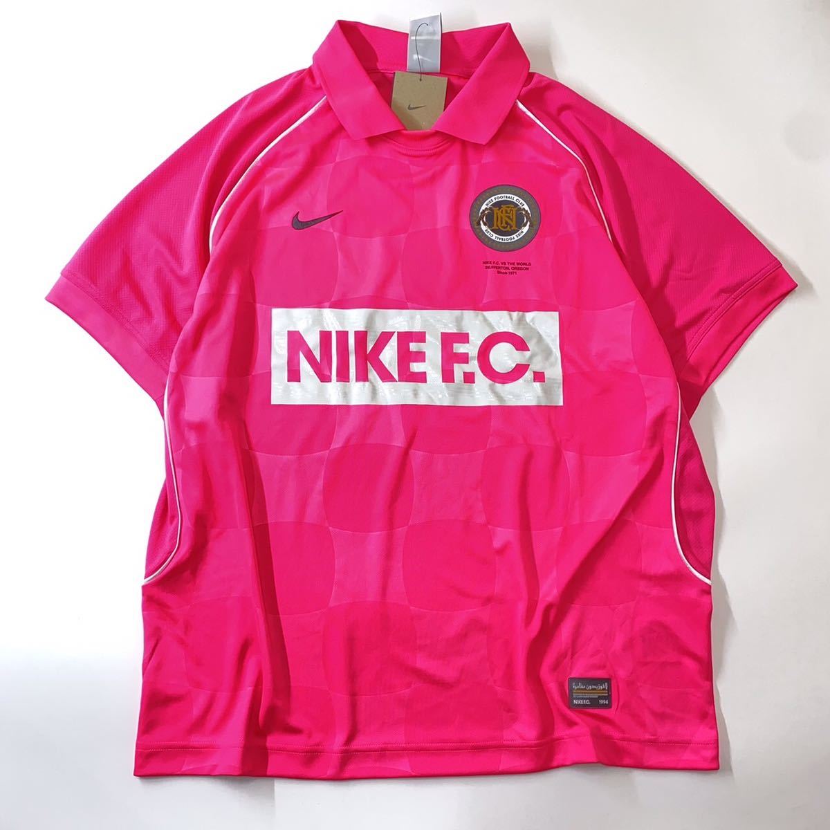 NIKE（ナイキ） ナイキ NIKE F.C. Dri-FIT ジャージ WC(ピンクDQ5046-639サイズL_画像1