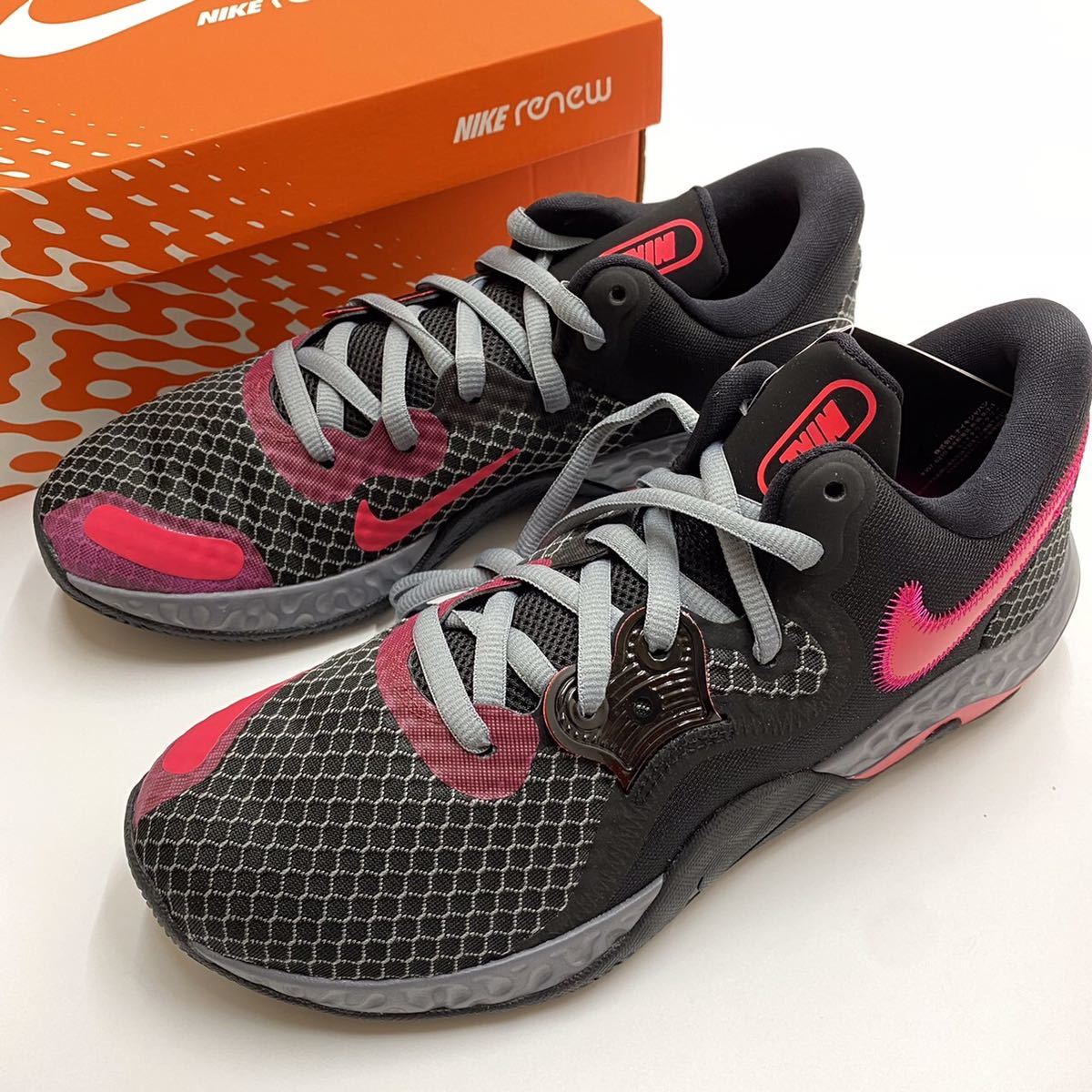 NIKE RENEW ELEVATE 2 BLACK/SIREN RED-PINK PRIME-COOL Nike Renew Elevate 2 CW3406-008サイズ29㌢箱付き_画像1