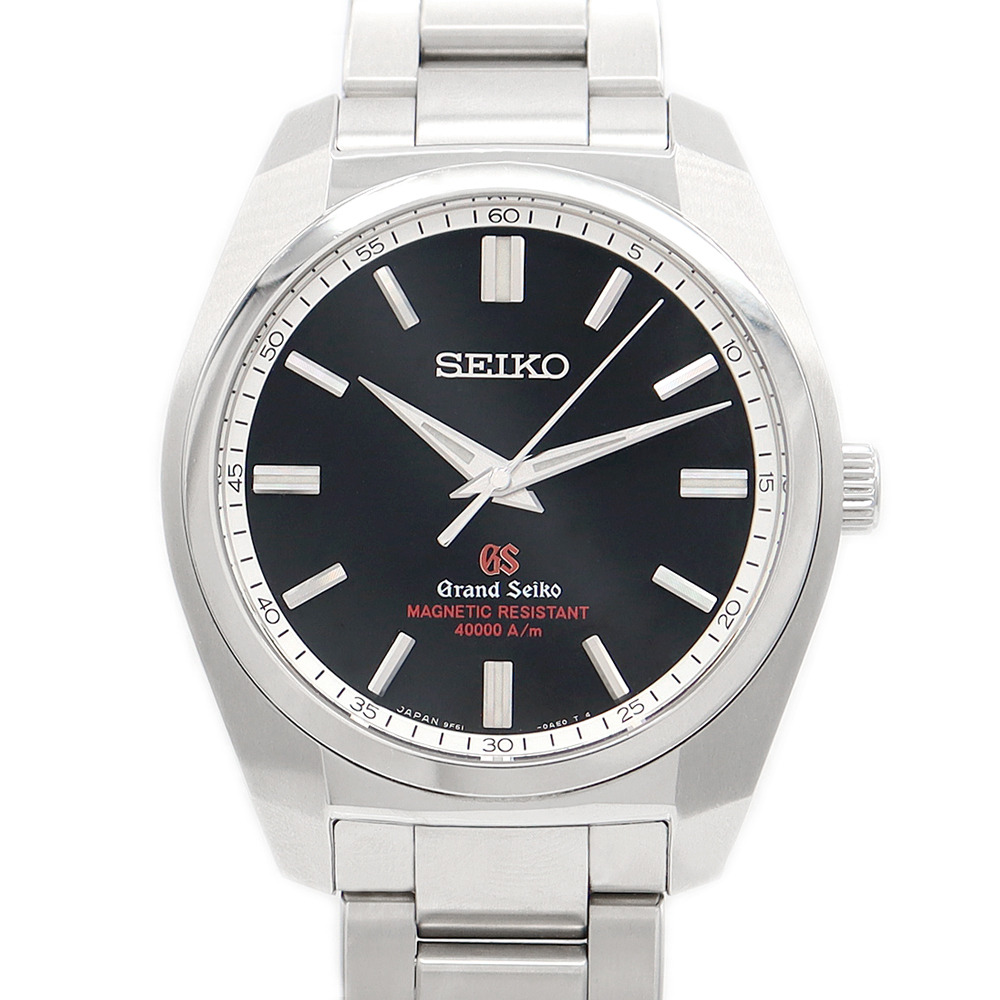 SEIKO セイコー グランドセイコー GS 9F61-0AD0 SBGX093 100m防水 黒 ブラック SS ステンレス メンズ クォーツ