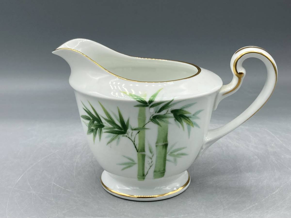 オールドノリタケ 竹 シュガーポット クリーマー 金彩 陶器 オールドノリタケ 竹 シュガーポット クリーマー 金彩 陶器