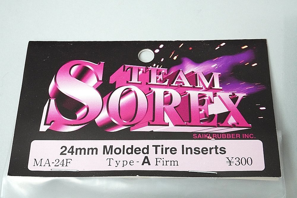 新品特価 SOREX ソレックス 24mm Molded Tire Inserts Type-A Firm モールドインナー 4点セット RC ラジコン用 タイヤ MA-24F_画像2