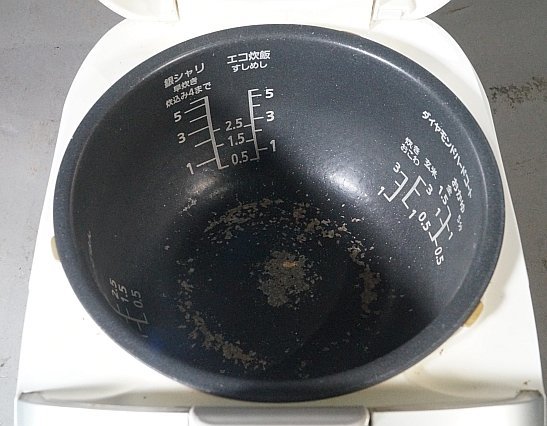 ◎ Panasonic パナソニック IH炊飯器 5.5合炊き シルバーホワイト 100V ※動作確認済み SR-HC104_画像5