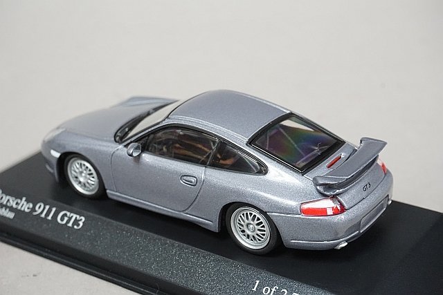 ミニチャンプス PMA 1/43 Porsche ポルシェ 911 GT3 1998 グレーメタリック 430068008_画像2