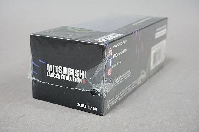 BM CREATIONS 1/64 Mitsubishi 三菱 ランサーエボリューション X ブルー (右ハンドル) 64B0114_画像4