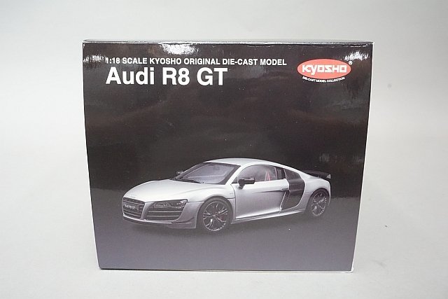 贅沢品 1/18 京商 アウディ R8 GT アイスシルバー ミニカー - www