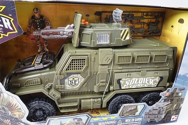 Chap Mei soldier force Tacty karu commando truck Play set total length 38.5cm 545121