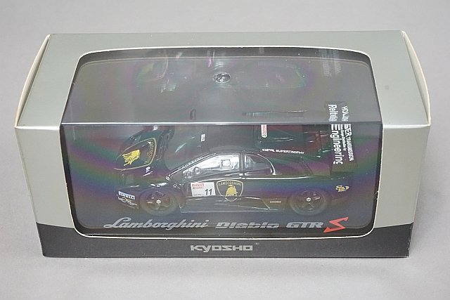 京商 KYOSHO 1/43 Lamborghini ランボルギーニ ディアブロ GTR-S ブラック #11 03215D_画像7