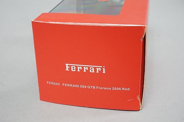 ixo イクソ 1/43 Ferrari フェラーリ 599GTB フィオラノ 2006 レッド FER043_画像9