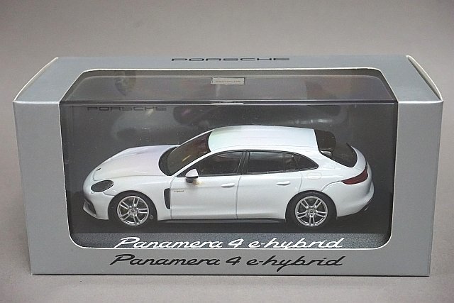 ミニチャンプス PMA 1/43 Porsche ポルシェ パナメーラ 4 E-Hybrid ホワイト 特注品 WAP0207620H_画像3