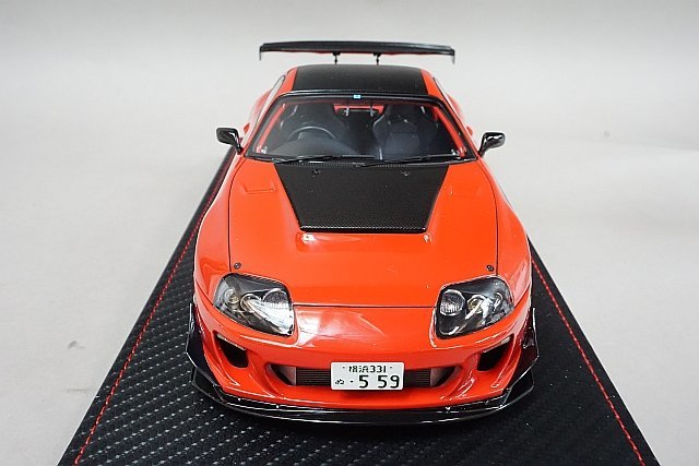 ignition model イグニッションモデル 1/18 TOYOTA トヨタ SUPRA スープラ (JZA80) RZ Orido-Street Ver. レッド IG1350_画像2