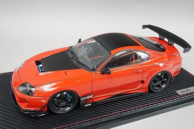 ignition model イグニッションモデル 1/18 TOYOTA トヨタ SUPRA スープラ (JZA80) RZ Orido-Street Ver. レッド IG1350_画像1