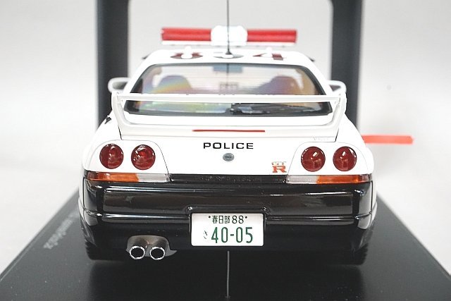 AUTOart オートアート 1/18 NISSAN 日産 スカイライン GT-R (R33) ポリスカー / パトロールカー 埼玉県警 77327_画像3