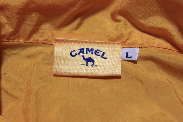 ▽♪ CAMEL キャメル ジップアップジャケット ジャンバー ウィンドブレーカー F1 レーシングチーム イエロー L_画像4