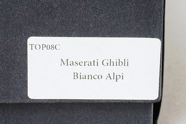 TOPMARQUES トップマルケス 1/18 Maserati マセラティ Ghibli ギブリ ホワイト TOP08C_画像9