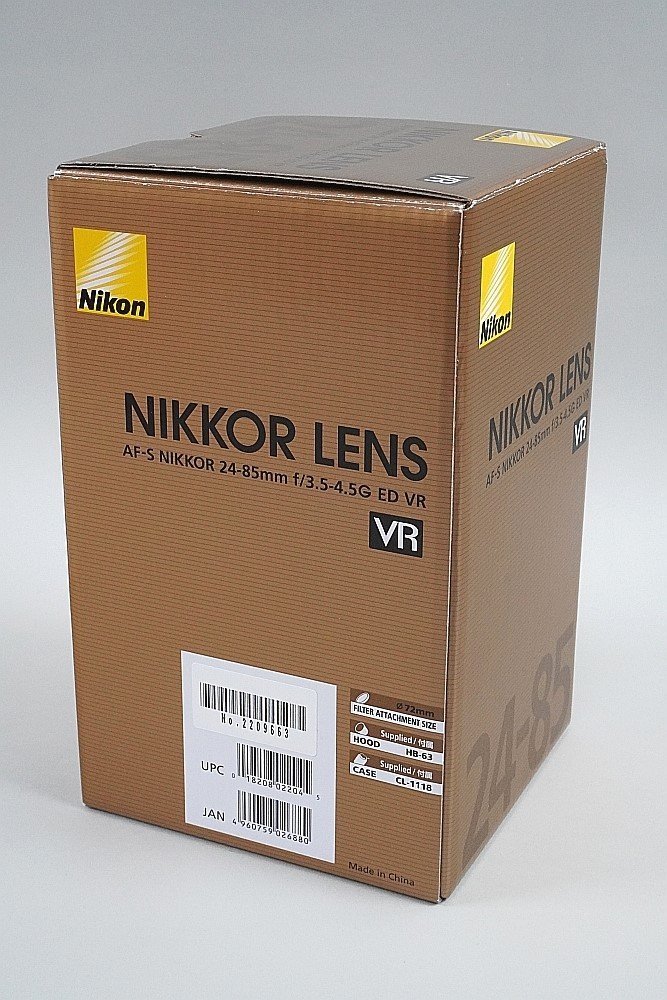 NIKON ニコン 標準ズームレンズ AF-S NIKKOR 24-85mm f/3.5-4.5G ED VR フルサイズ対応_画像9