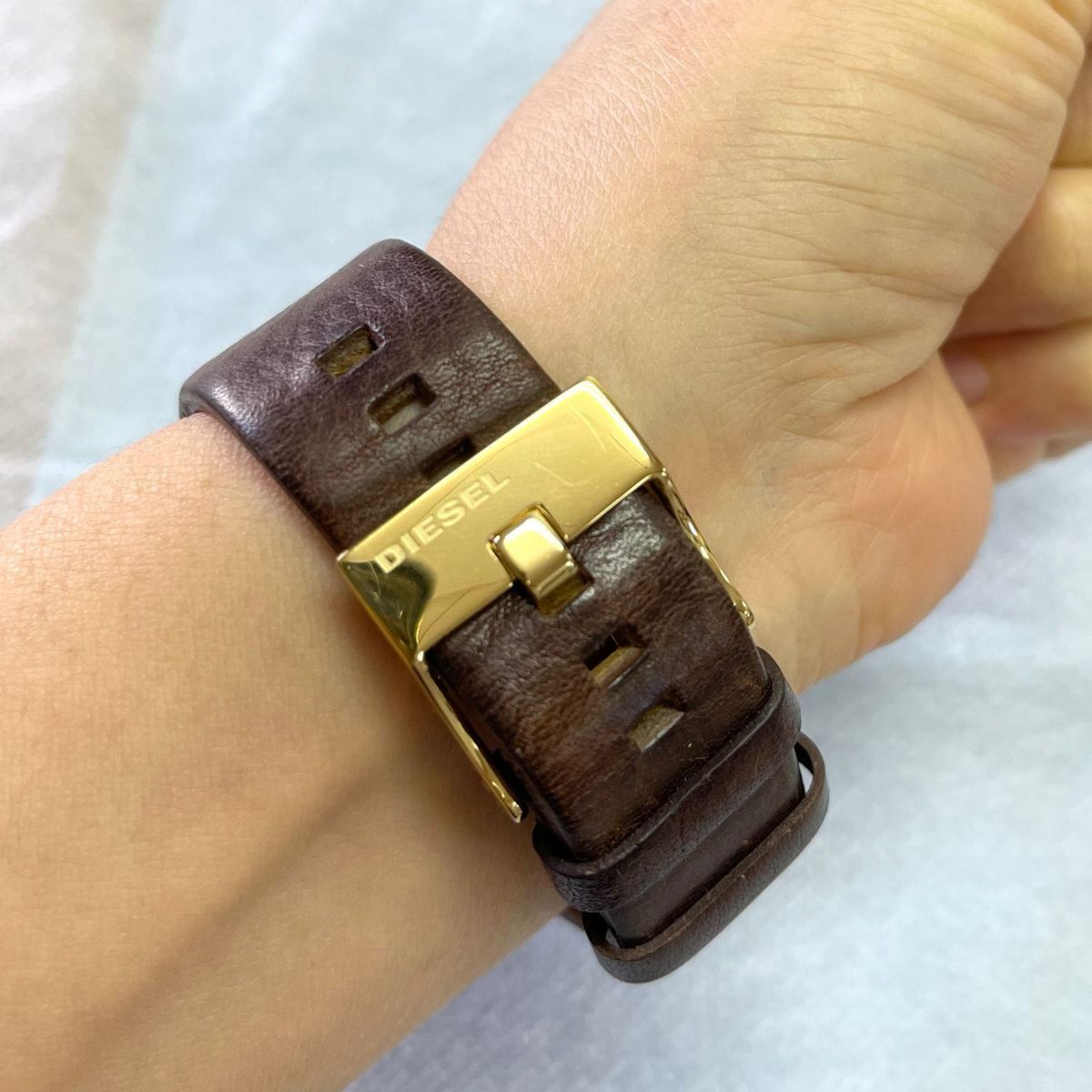 稼働 美品 DIESEL 腕時計 ブラウン ディーゼル 時計 ユニ 稼働 美品 DIESEL 腕時計 ブラウン ディーゼル 時計 ユニ