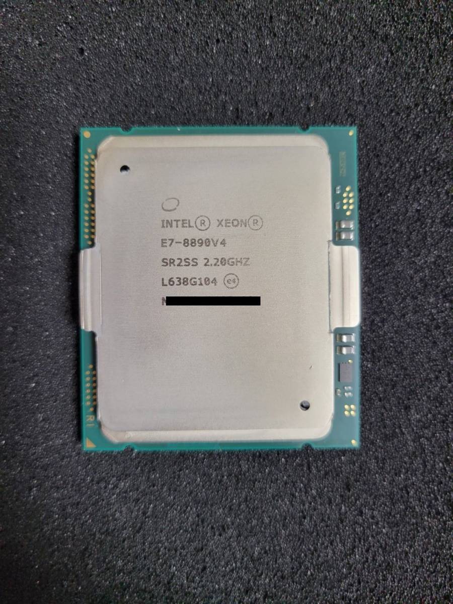 Xeon E7-8890V4 24-Core 2.2GHz~Max 3.4GHz/60M/FCLGA2011/SR2SS ((動作美品・1個限定))_画像1