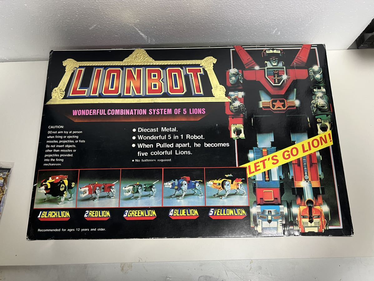 11550円 百獣王ゴライオン(VOLTRON LIONBOT)1980年代超合金の 11550円 百獣王ゴライオン(VOLTRON LIONBOT)1980年代超合金の