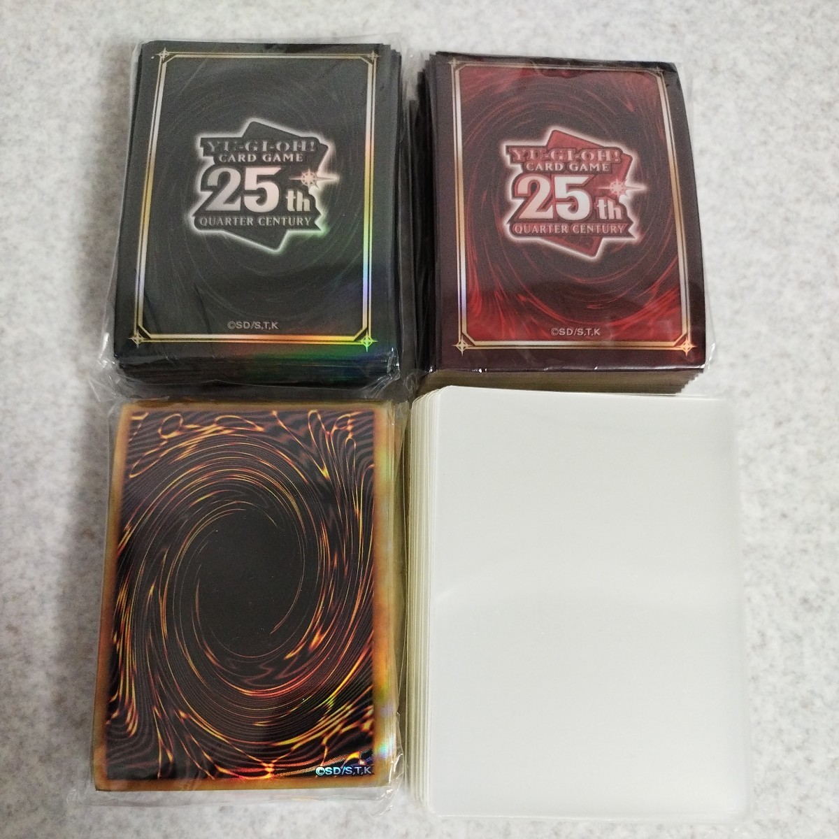 中古品★遊戯王 カードスリーブ 3種類 ノーマルスリーブ まとめて