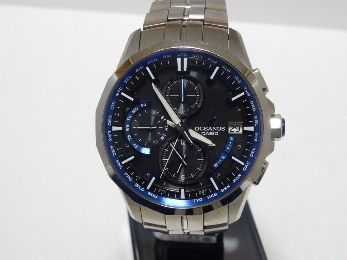 カシオ オシアナス マンタOCW-S3000-1AJF】 外箱 化粧箱 取説 カシオ オシアナス マンタOCW-S3000-1AJF】 外箱 化粧箱 取説