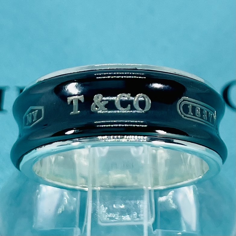 17 5号 ティファニー TIFFANY&Co シルバー チタン 1837 ナロー 17 5号 ティファニー TIFFANY&Co シルバー チタン 1837 ナロー