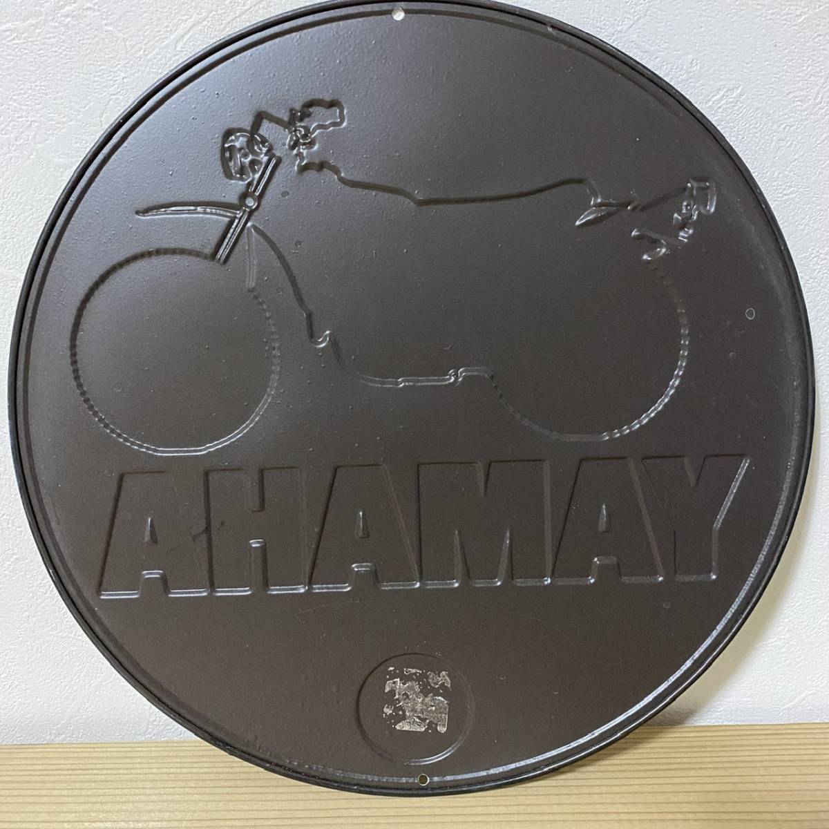 ☆YAMAHA ／モーターサイクル／ビンテージ☆看板　希少_画像5