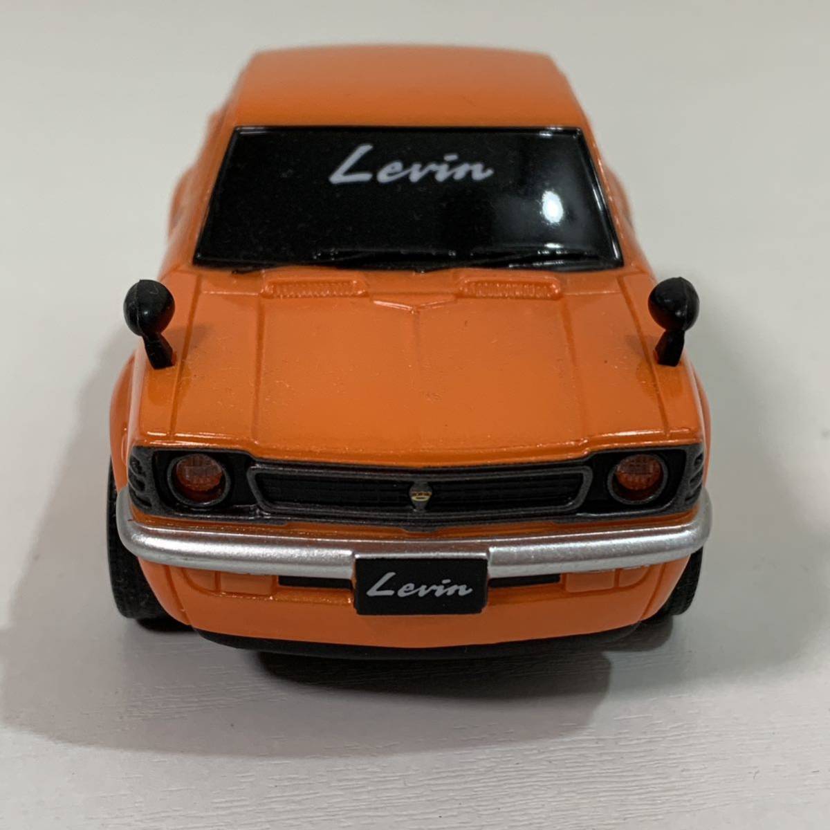 TOYOTA トヨタ SPORTS 800 COROLLA Levin ミニカー プルバックカー アンティーク 玩具 レトロ コレクション レッド オレンジ 当時物_画像8