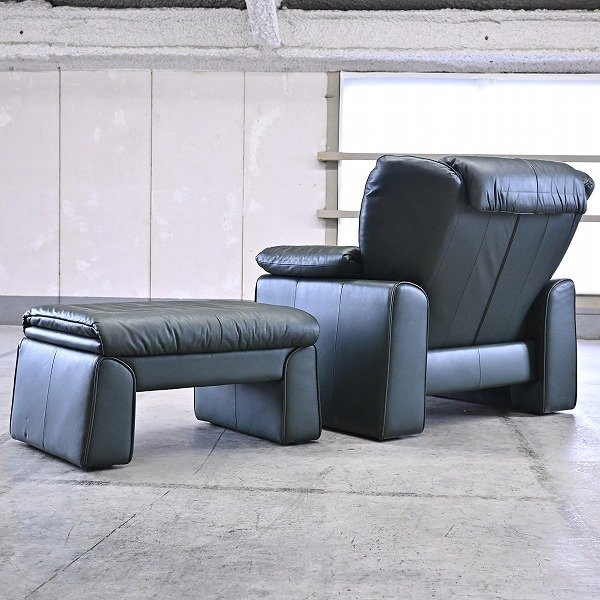 France Bed ERPO/ L po50 ten thousand [Portofino/poruto fino ]1 seater . sofa ottoman original leather reclining single Germany made modern 