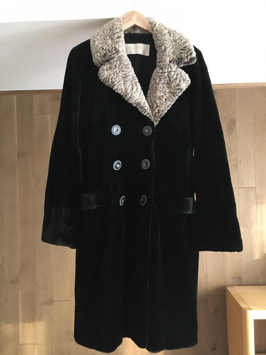 美品 木下物産タグ付『carven furs　カルヴェン　ファーズ　ミンク　コート ミンクファー　コートF