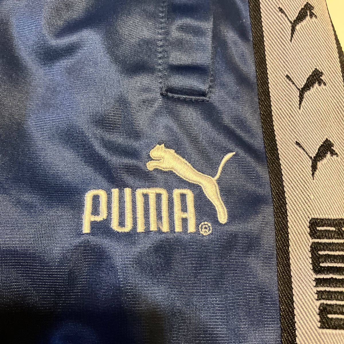 PUMA プーマ サイドライン ジャージ下 サイズL ネイビー_画像5