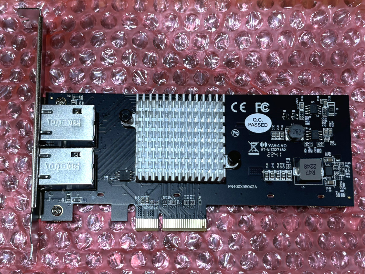 StarTech ST10GPEXNDPI 10GBase-T / NBase-T RJ-45 2ポート イーサネットカード (PCI-Express 3.0 x4 / Intel X550 / 10GbE 10ギガビット)の画像1