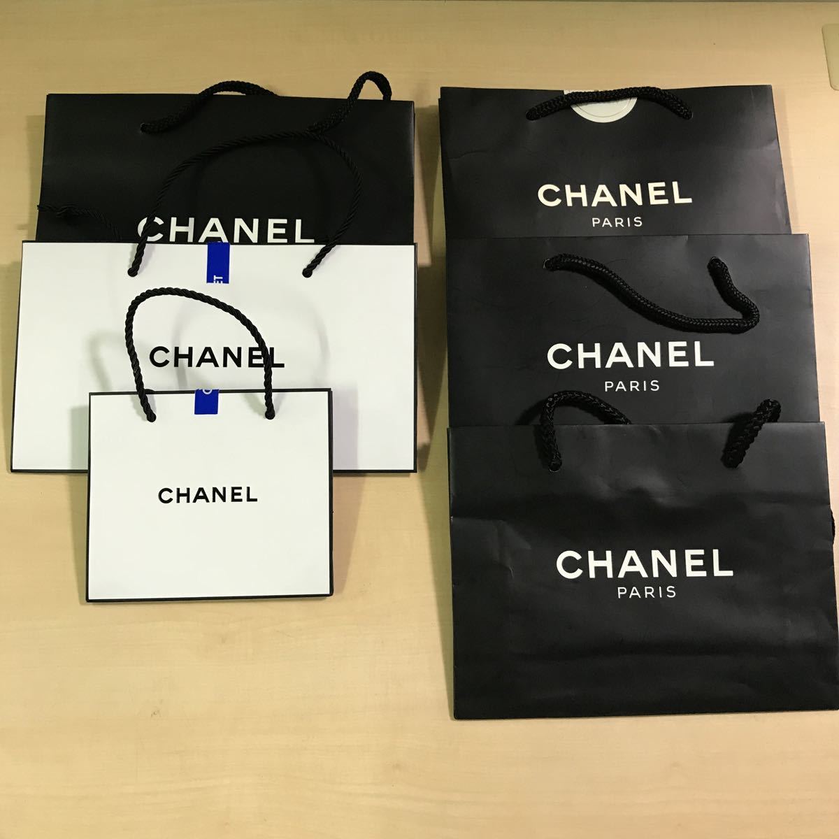 CHANEL Chanel paper bag sack shopa- large ③: Real Yahoo auction salling