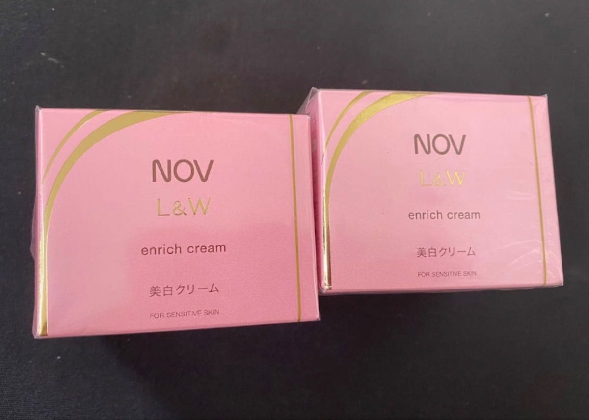 新品　ノブ　L&W エンリッチクリーム　美白クリーム　フェイスクリーム　NOV nov 美白