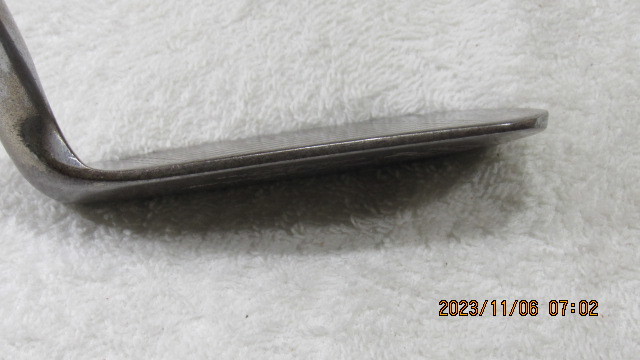 希少 2番アイアン REG NO585 Wrightfditson USA MILD steel CHROME PLATED PATAPPLD 中古_画像4